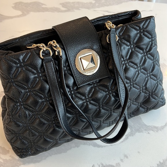 kate spade Bags Kate Spade Elena Astor Quilted Shoulder Bag Black